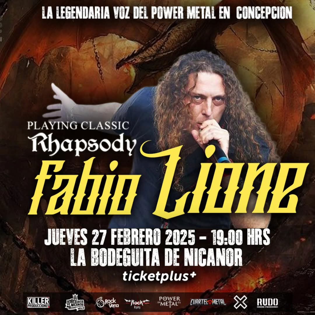 Fabio Lione regresa a Chile con fechas en distintas ciudades